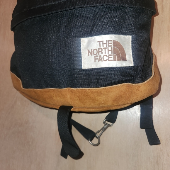 The North Face leather bottom backpack - Picture 3 of 7